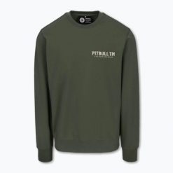Bluza męska Pitbull Para Bellum Crewneck Sweatshirt. Zielone bluzy bez kaptura męskie PITBULL, m. Za 159.99 zł.