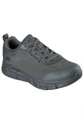 Buty sportowe męskie Skechers Bobs B Flex Rainy Edge. Zielone buty sportowe na co dzień męskie Skechers, z materiału, bez zapięcia, trekkingowe. Za 390.00 zł.
