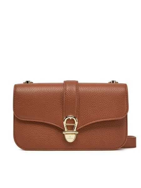 Aigner Torebka 132411 Brązowy. Brązowe listonoszki damskie Aigner, bez wzorów, ze skóry, bez dodatków. Za 1,779.00 zł.