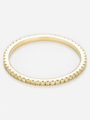 DIAMANTA Złoty pierścionek "Belle Alliance Tour Complet" z diamentami rozmiar: 56. Żółte pierścionki damskie DIAMANTA, z diamentem, złote. Za 1,435.96 zł.