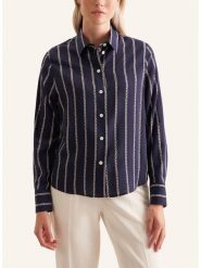 Seidensticker Koszula w kolorze granatowym rozmiar: 46. Niebieskie koszule damskie Seidensticker, bez wzorów, z wiskozy, bez kołnierzyka, bez ramiączek. Za 159.59 zł.