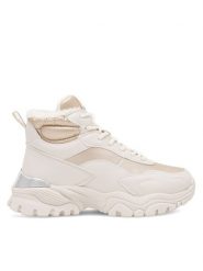 DeeZee Sneakersy TS5227K-12 Beżowy. Brązowe buty sportowe dziewczęce DeeZee, bez wzorów, z materiału, bez zapięcia. Za 149.99 zł.