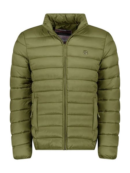 Geographical Norway Kurtka pikowana "Amigotal" w kolorze oliwkowym rozmiar: 3XL. Brązowe kurtki męskie Geographical Norway, xl, bez wzorów, bez kaptura. Za 117.45 zł.