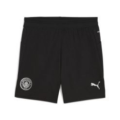 Młodzieżowe szorty treningowe Manchester City PUMA Black Silver Metallic. Czarna szorty damskie Puma, bez wzorów, młodzieżowe. Za 179.00 zł.