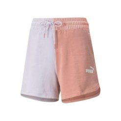 Damskie spodenki z wysoką talią Puma Puma Power 4" Colorblock TR. Fioletowe spodenki sportowe damskie Puma, bez wzorów, sportowe. W wyprzedaży za 106.60 zł.