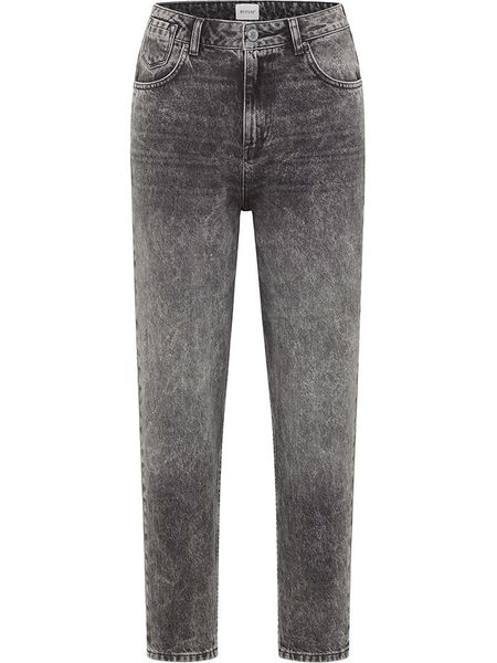 Mustang Dżinsy - Mom fit - w kolorze czarnym rozmiar: W28/L34. Czarne jeansy damskie Mustang, z podwyższonym stanem. Za 123.25 zł.