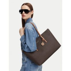 Torebka MICHAEL Michael Kors. Brązowe torebki klasyczne damskie MICHAEL Michael Kors, bez wzorów, bez dodatków. Za 1,239.00 zł.