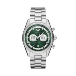 Zegarek Emporio Armani. Szare zegarki męskie Emporio Armani, srebrne. Za 1,429.00 zł.