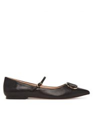 TWINSET Baleriny 251TCP064 Czarny. Czarne baleriny damskie Twinset, bez wzorów, ze skóry, bez obcasa. Za 579.99 zł.