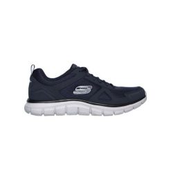 Buty męskie SKECHERS Track Scrolic. Niebieskie obuwie do biegania damskie Skechers. Za 219.99 zł.