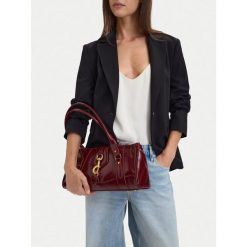 Torebka Badura. Czerwone torebki klasyczne damskie Badura, bez wzorów, bez dodatków. Za 249.99 zł.