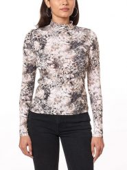 Scotch & Soda Sweter w kolorze kremowo-beżowo-granatowym rozmiar: XS. Brązowe golfy damskie Scotch & Soda, xs, z aplikacjami, z bawełny, bez ramiączek. Za 65.85 zł.