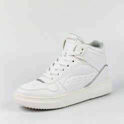 Białe sportowe buty damskie Vinceza 8786 Wt. Białe buty sportowe na co dzień damskie VINCEZA, bez wzorów, ze skóry. Za 149.00 zł.
