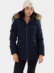Płaszcz Zimowy Damski Fundango Prue. Niebieskie płaszcze damskie Fundango, na zimę, s, bez wzorów, z futra, eleganckie. Za 549.00 zł.
