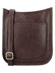 HIDE & STITCHES Skórzana torebka "Jura" w kolorze brązowym - 20 x 21 x 8 cm rozmiar: onesize. Brązowe torebki klasyczne damskie HIDE & STITCHES, bez wzorów, z materiału, bez dodatków. Za 217.99 zł.