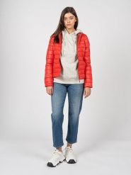 Patrizia Pepe Kurtka "Light Down" | CS0178/A503 | Kobieta | Czerwony. Czerwone kurtki damskie Patrizia Pepe, bez wzorów, z poliamidu, bez kaptura. W wyprzedaży za 499.00 zł.