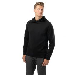 Męska Bluza Z Kapturem Flc Core. Czarne bluzy z kapturem męskie BAUER, l, z elastanu. Za 817.99 zł.