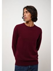 AUTHENTIC CASHMERE Kaszmirowy sweter "Aigliére" w kolorze bordowym rozmiar: XL. Czerwone swetry męskie AUTHENTIC CASHMERE, xl, bez wzorów, z kaszmiru, bez kołnierzyka. Za 413.99 zł.