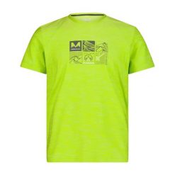 Elastyczny T-shirt z nadrukiem CMP. Żółte t-shirty męskie CMP, m, bez wzorów, z jersey, bez kołnierzyka. Za 163.50 zł.