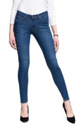 DAMSKIE SPODNIE JEANSOWE LEE SCARLETT DARK FAVOURITE L526RONR 112111890. Spodnie materiałowe damskie Lee, bez wzorów, z jeansu. Za 199.99 zł.