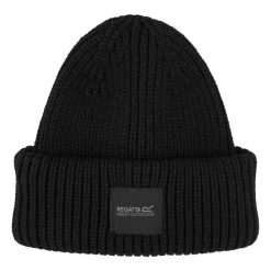 Czapka Z Dzianiny Unisex Dla Dorosłych Connora Fisherman Christian Lacroix. Czarne czapki męskie Regatta, bez wzorów, z dzianiny. Za 59.99 zł.