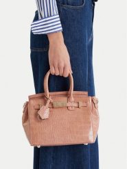 Nine West Torebka CEO-Lexa-LDA8378 Różowy. Czerwone torebki klasyczne damskie Nine West, bez wzorów, z materiału, bez dodatków. Za 199.99 zł.