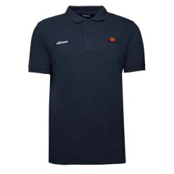 KOSZULKA MĘSKA ELLESSE POLO. Niebieskie koszulki polo męskie Ellesse, m, z bawełny, bez ramiączek, na fitness i siłownię. Za 163.96 zł.
