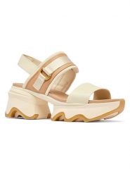 Sorel Sandały "Kinetic Impact" w kolorze beżowym rozmiar: 40. Brązowe sandały damskie Sorel, bez wzorów, bez obcasa. Za 282.99 zł.