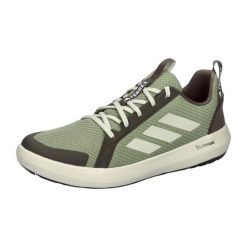 Buty trekkingowe adidas Terrex Boat. Zielone buty trekkingowe męskie Adidas, na lato, z meshu, bez zapięcia, wspinaczkowe, adidas terrex. Za 352.10 zł.