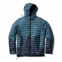 Kurtka z kapturem Mountain Hardwear Ghost Whisperer™. Niebieskie kurtki męskie MOUNTAIN HARDWEAR, bez wzorów, z puchu, sportowe, z kapturem. Za 1,643.00 zł.