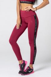 Legginsy fitness damskie Rough Radical Brush. Czerwone legginsy damskie ROUGH RADICAL, s, bez wzorów, z dzianiny. Za 69.90 zł.