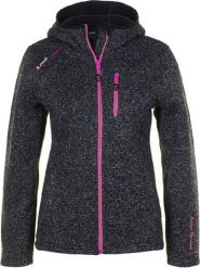 Peak Mountain Kurtka polarowa "Alaine" w kolorze czarnym rozmiar: L. Czarne kurtki damskie Peak Mountain, l, bez wzorów, z materiału, bez kaptura. Za 187.07 zł.