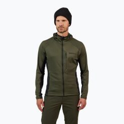 Bluza męska Rossignol Blackside Mix Full Zip Hoodie Fleece. Zielone bluzy bez kaptura męskie Rossignol, m. Za 469.99 zł.