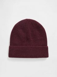 CZAPKA ZIMOWA GAP UNISEX CIEPŁA 791205-06. Czerwone czapki męskie GAP, na zimę, bez wzorów, eleganckie. Za 89.00 zł.