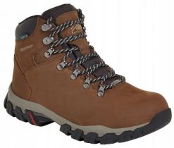Buty trekkingowe męskie Karrimor Mendip 3 K896. Brązowe buty trekkingowe męskie Karrimor, z materiału, bez zapięcia, trekkingowe. Za 283.49 zł.