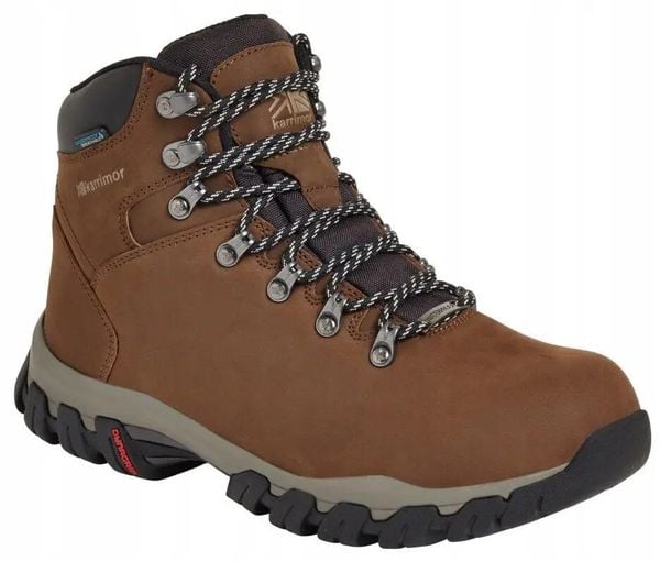 Buty trekkingowe męskie Karrimor Mendip 3 K896. Brązowe buty trekkingowe męskie Karrimor, z materiału, bez zapięcia, trekkingowe. Za 283.49 zł.