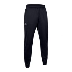Spodnie męskie Under Armour Sportstyle Tricot Jogger. Białe spodnie materiałowe męskie Under Armour, bez wzorów, sportowe. Za 229.00 zł.