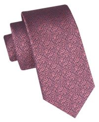 Klasyczny, Męski Krawat Alties - Różowy Melanż. Czerwone krawaty i muchy męskie Alties, bez wzorów, z tkaniny, eleganckie. Za 49.00 zł.