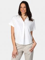Koszulka damska Luhta Ahveninen. Białe t-shirty damskie Luhta, s, bez wzorów, z materiału, bez kołnierzyka. Za 279.00 zł.