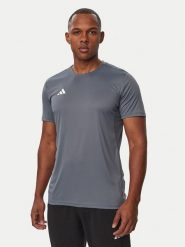Adidas Koszulka techniczna Adizero Essentials Running KT4840 Szary Slim Fit. Szare t-shirty sportowe męskie Adidas, l, z syntetyku, bez ramiączek, do biegania. Za 129.99 zł.
