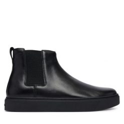 Sztyblety Calvin Klein. Czarne sztyblety męskie CALVIN KLEIN, bez zapięcia. Za 649.99 zł.
