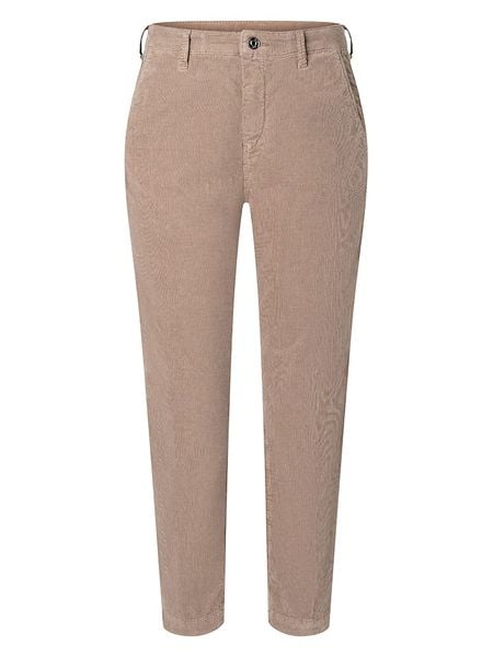 MAC Spodnie chino w kolorze jasnobrązowym rozmiar: 36. Brązowe spodnie materiałowe damskie MAC, z aplikacjami. Za 187.52 zł.