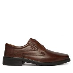 Półbuty Josef Seibel. Brązowe buty wizytowe męskie Josef Seibel, bez zapięcia. Za 409.99 zł.