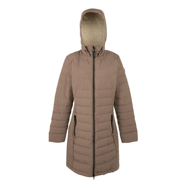 Kurtka Damska Andria Z Podszewką. Brązowe kurtki damskie Regatta, bez wzorów, z puchu, bez kaptura. Za 325.99 zł.
