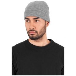 Czapka Flexfit heavyweight. Szare czapki męskie FLEXFIT, bez wzorów, z materiału, klasyczne. Za 66.50 zł.