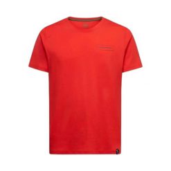 T-shirt La Sportiva Mantra. Czerwone t-shirty męskie La Sportiva, xl, bez wzorów, z bawełny, bez kołnierzyka. Za 238.50 zł.