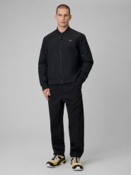 4F Kurtka przejściowa męska - czarna 3XL. Czarne kurtki męskie 4f, m, bez wzorów, z materiału, sportowe, bez kaptura. Za 349.99 zł.