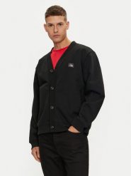Hugo Kardigan Dacardigo 50516705 Czarny Relaxed Fit. Czarne kardigany męskie Hugo, m, bez wzorów, z bawełny, bez kołnierzyka. Za 369.99 zł.