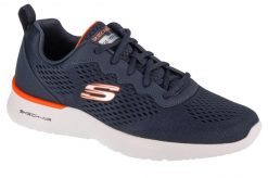 Buty sportowe Sneakersy męskie, Skech-Air Dynamight - Tuned Up. Niebieskie buty sportowe na co dzień męskie Skechers, z materiału, bez zapięcia, trekkingowe. Za 229.99 zł.