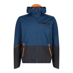 Kurtka softshell męska CMF Zip Hood. Niebieskie kurtki męskie CMP, m, bez wzorów, z softshellu, sportowe, bez kaptura. Za 359.99 zł.